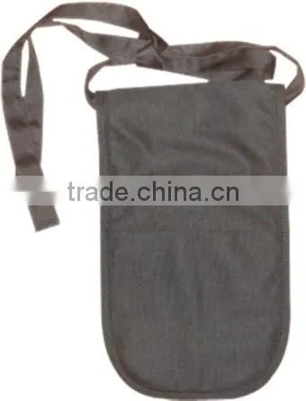 Cheap Bulk Wholesale Silk Screen Printing Bar Aprons With Zipper Pocket photo-2