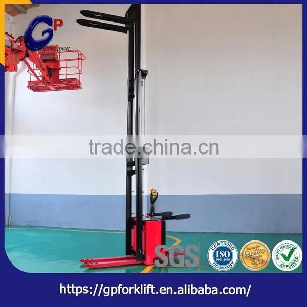 1.5t 6m Heavy Lifting Equipment Electric Forklift Pallet Stacker ul /ce /sgs photo-2