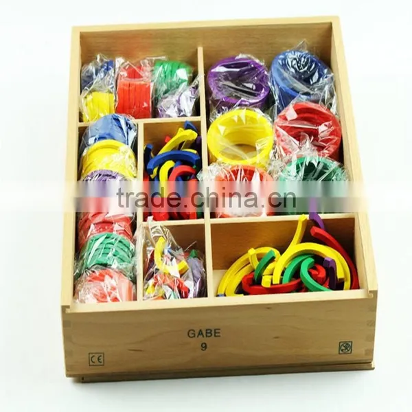 Kids Wooden Educational Toy Froebel Set With 15 Types Teaching AIDS photo-3