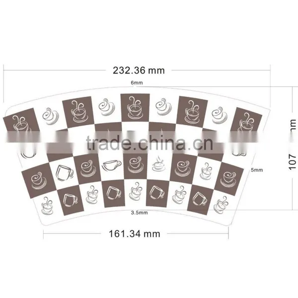 Different Size pe Coated Paper Cup Fans for Paper Cup photo-4