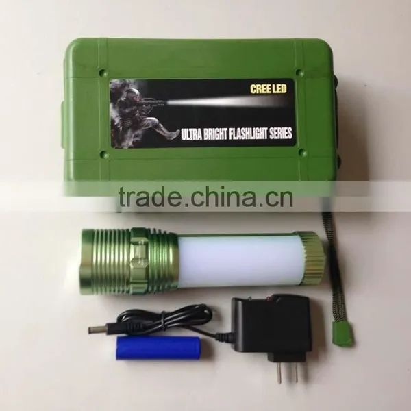 Multi-function Led Working Light Rechargeable Flashlight Zoom Tactical Flashlight photo-3