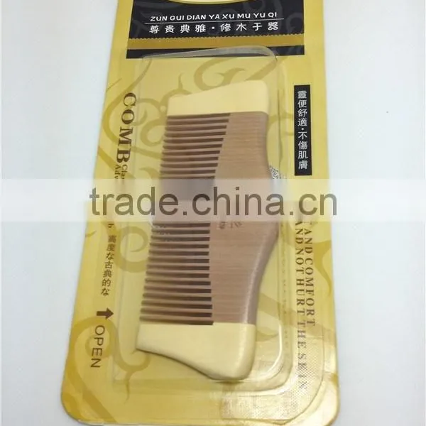100% Nature Nanmu Princess Seamless Wooden Comb 11*4.5 photo-2