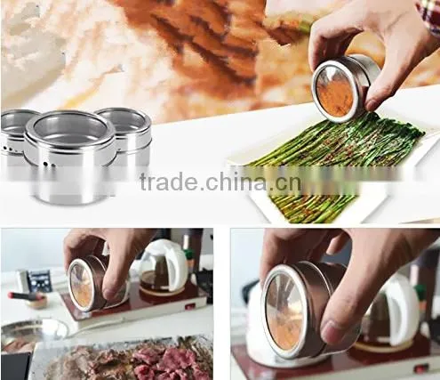 Metal Magnetic Multi-Purpose Condiment Storage Tins photo-3