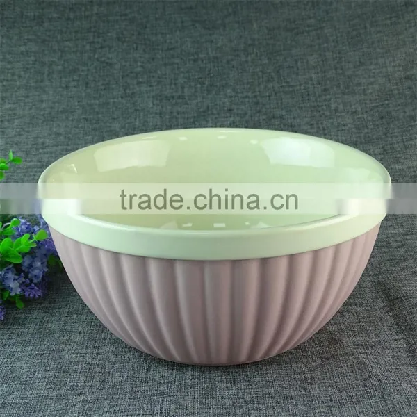Bulk Stock Cheap Pink&Blue Deep Ceramic Baking Pan Bakeware Wholesale photo-6