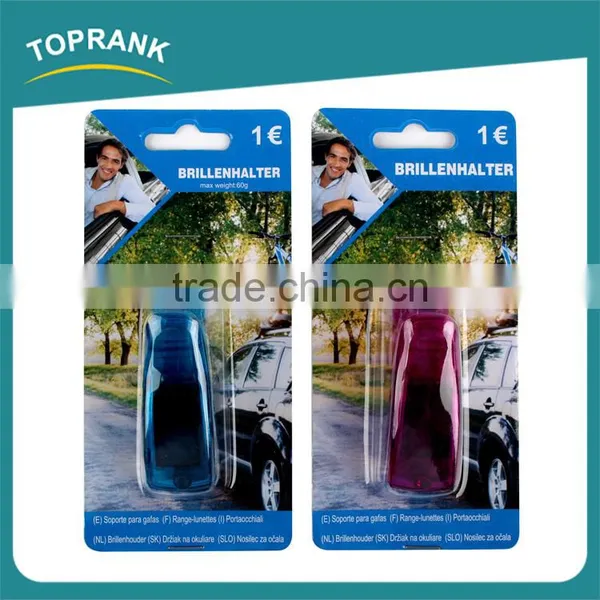 Cheap Car Vehicle Sun Visor Sunglasses Holder Portable Car Glasses Clip photo-3