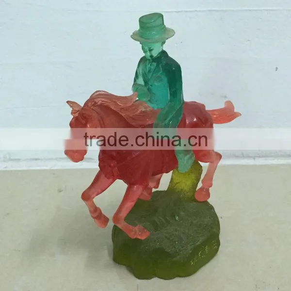 Polyresin Ride a Horse Statue photo-6