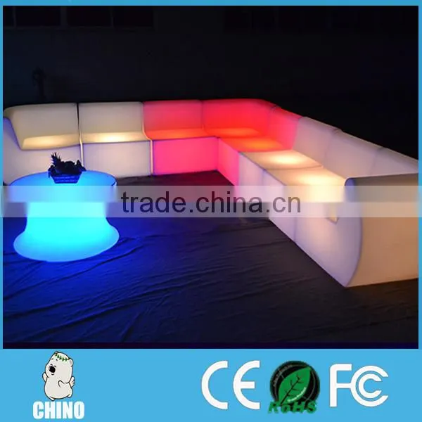 Lighting Nightclub Led Sofa/ Led Furniture for Lounge Room photo-3