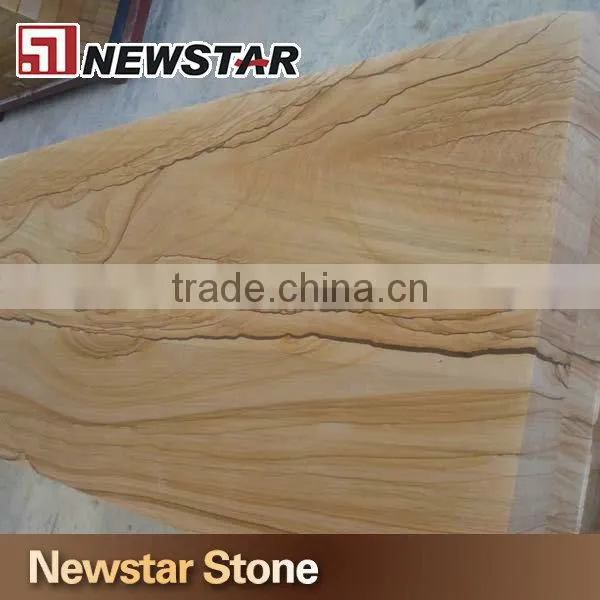 2016 Cut to Size Landscape Vein Yellow Sandstone Tile photo-2