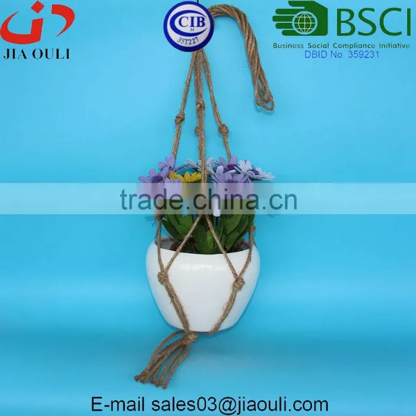 Fashion Design Ceramic Hanging Flower Pots, Hanging Planter Pot photo-2