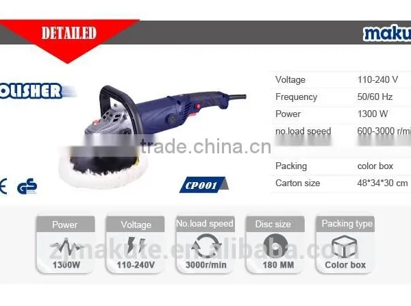 Air Wet PolisherMAKUTE Professional Power Tools Car Polisher(CP001) photo-4