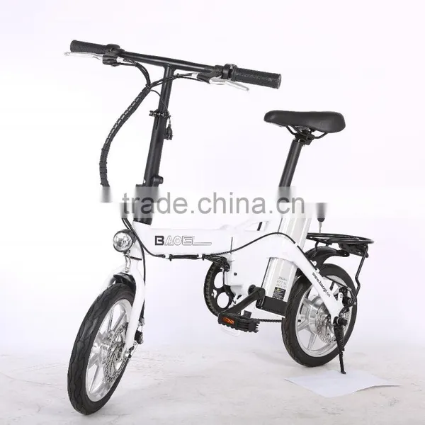 14 Inch Portable Electric Bike Popular Mini Electric Folding Bike photo-2