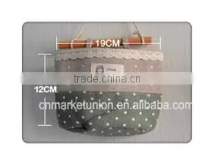 Hemp Cloth Storage Bags/series Junk Hanging Bag/key Storage Door Behind the Wall Nightstand Multifunctional Storage Bag photo-2