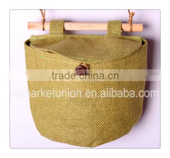 Zakka Fabric Incorporating Multi - Functional Sundries Organizer Color Water Proof Storage Bag Hanging Jewelry photo-2