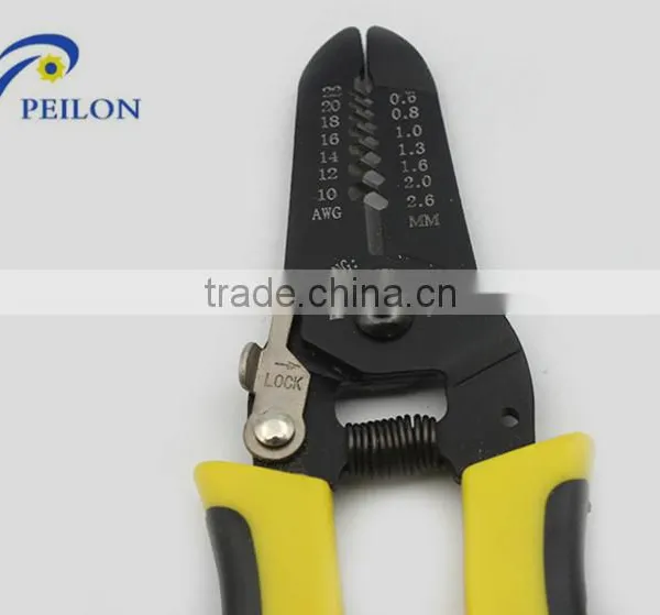 Wire Stripper Carbon Steel 2 Colors Handle Crimping Pliers Multil-Functional Crimping Plier photo-2