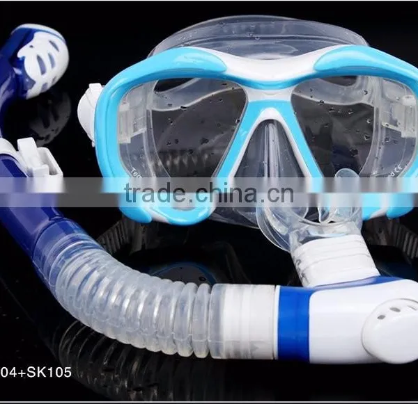 Hot CE Approval 2016 Hot Sale Water Sports Training Snorkeling Equipment Anti-Fog Silicone Scuba Diving Mask Snorke photo-3