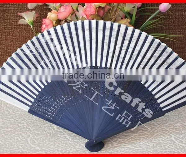 High Quality Advertising Fan With Scenery Painting photo-2