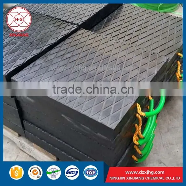 Hot Sale Black/yellow Lorry Crane Outrigger Pad