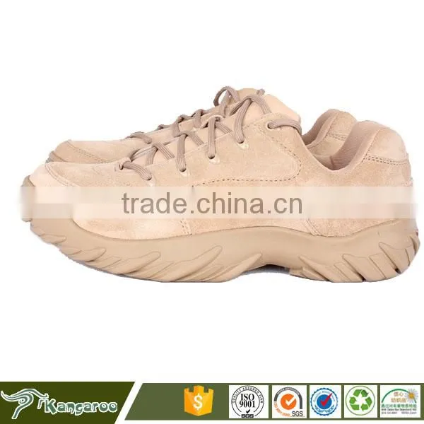 Low Cut Rubber Military Desert Laced Boots For Men photo-6