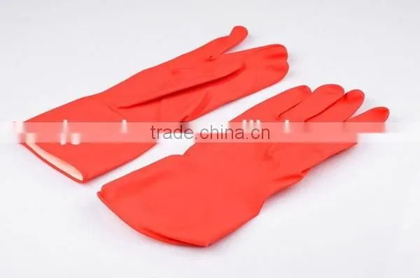 Hands Kitchen Gloves Rubber Dishes Cleaning Home Office Toilet Latex photo-2