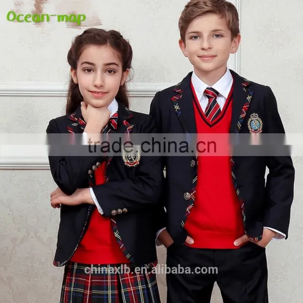 Wholesale Factory Price Blazer Design School Uniform