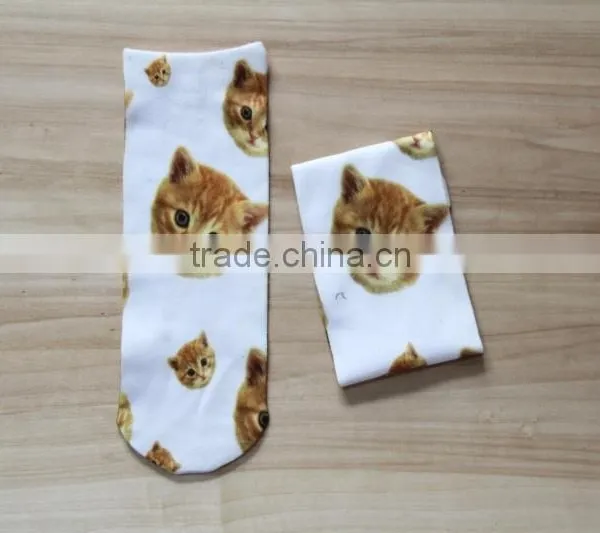 All Over Photo Printing Sublimation Wholesale Custom Print Socks photo-2