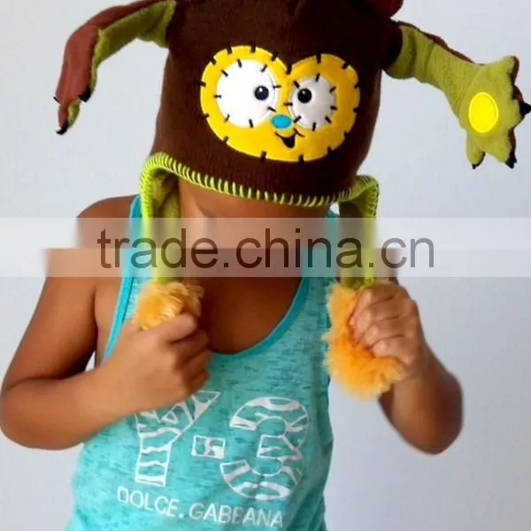 Wholesale Pom Pom Knitted Custom Acrylic Beanie photo-3