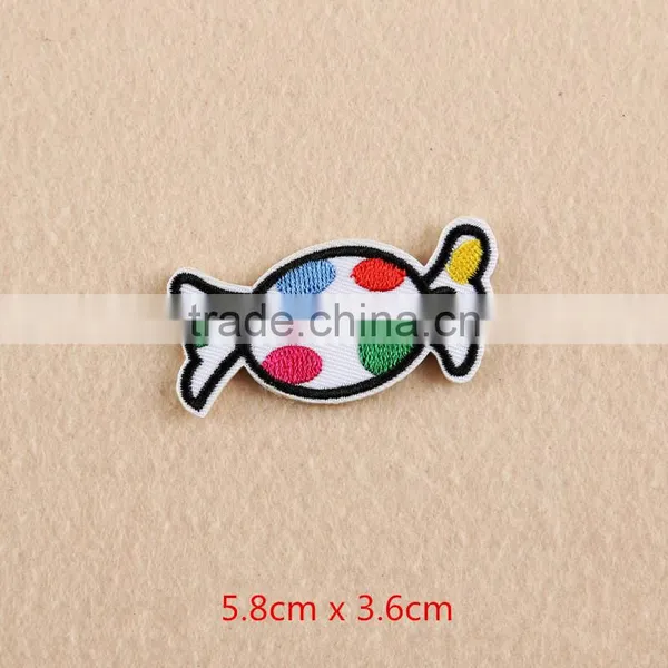 Cheap Fruit Flower Embroidery Patch ,Iron on Embroidery Pach for Garment Accessory photo-3