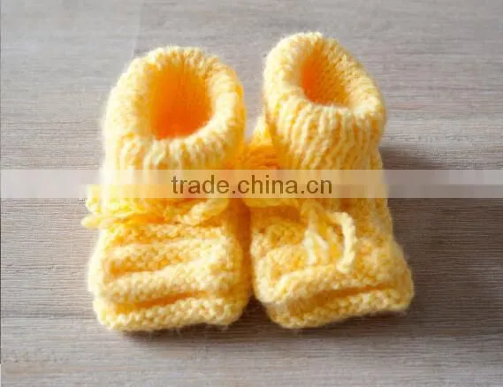 Cute Baby Shoes Crochet Woolen Warm Shoes Winter Infant Toddlers Indoor Knitted Shoes photo-4