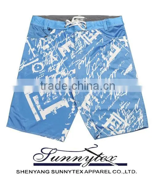 Mens Beach Wear Short Elastic Fabric and String at Waistband photo-4
