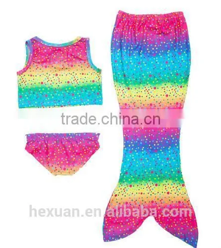 Wholesale Kids Swimwear Mermaid Tail With Monofin Swim photo-4