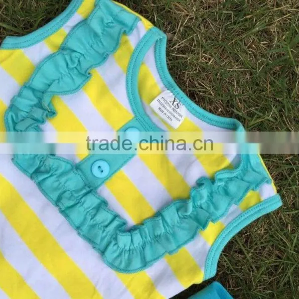 2016 Girls Top Bib Shorts Clothing Girls Summer Outfits Children Boutique Clothes With Accessoreis photo-3