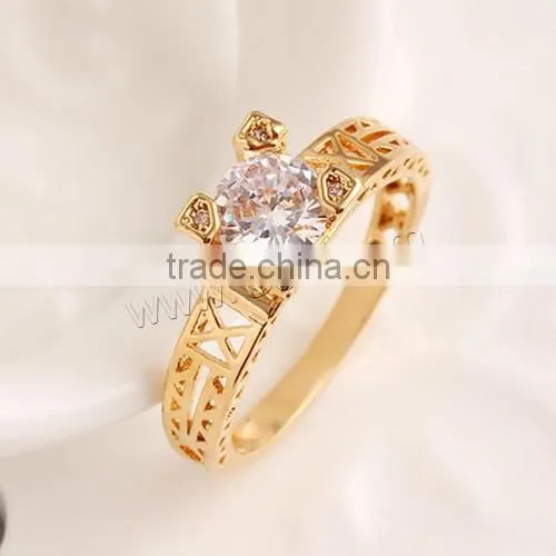 New Design Gold Finger Ring Zinc Alloy Finger Ring Latest Gold Finger Ring Designs photo-2