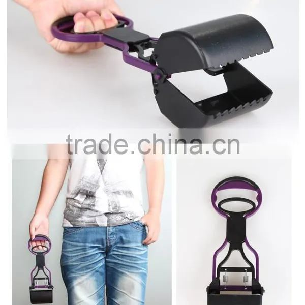2016 New Design Plastic Small Size Portable Pet Pooper Scooper photo-2