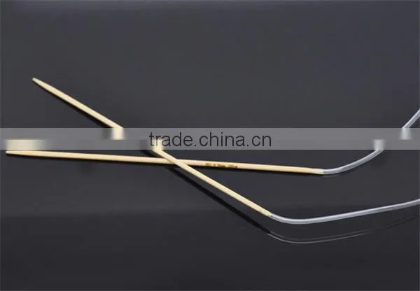 1 Pair Bamboo 100cm Circular Knitting Needle(US Size 1/ 2.25mm) photo-3