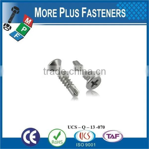 Made in Taiwan High Quality Stainless Steel Cross Recessed Self Drilling TEK Screw photo-3