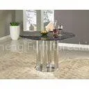 Black Marquina Marble Top Round Dining Table For Lounge Room Dia1200*750mm
