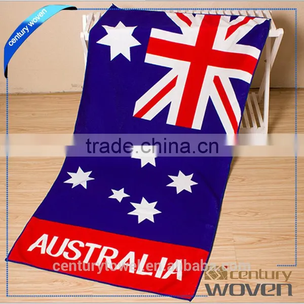 Velour Print Beach Towel/Microfiber Towel photo-3