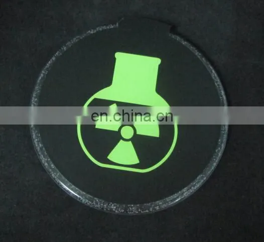 ABS Material Good Qulity Led Bottle Glorifier Coster Battery Coaster photo-5