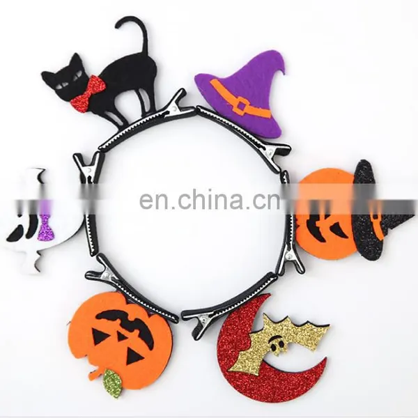 Customized Design Halloween Decoration Children's Stereo Hairpin