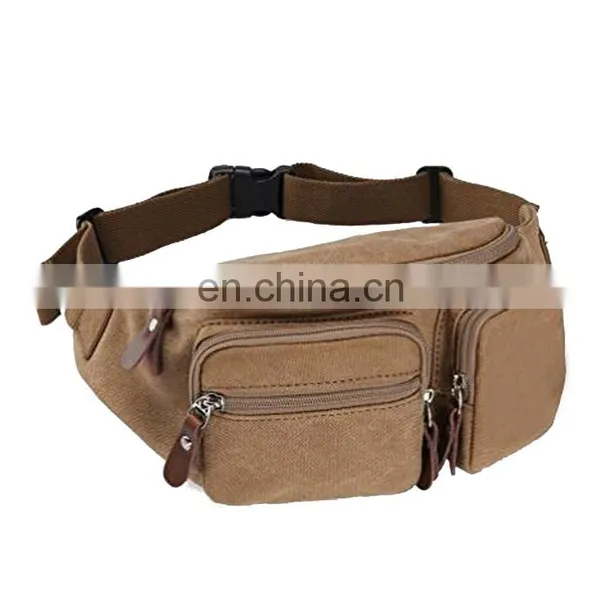 Canvas Belt Bag Waist Pack Running Sling Backpack Crossbody Bag Fanny Packs photo-2