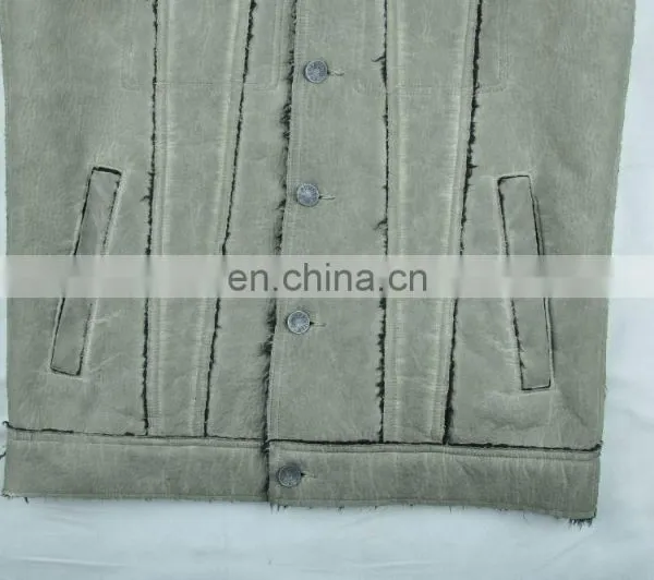 2015 Last Fashion Mens Handsome Warm Genuine Men Leather Jacket photo-6