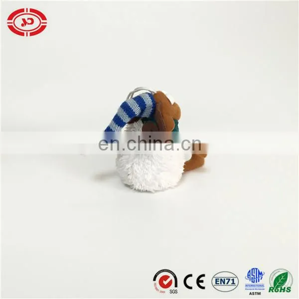 Shane White Sheep With Scarf Curious Emotion Plush Stuffed Toy Keychain photo-3