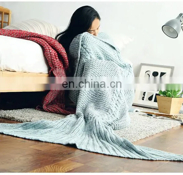 Wool Sofa Warm Mermaid Tail Promotional Fitting Gifts photo-5