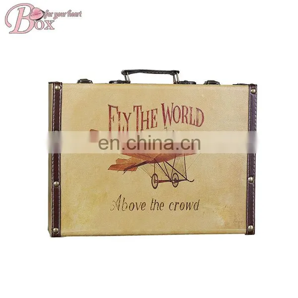 Children Cardboard Paper Suitcase With PU Handle photo-3