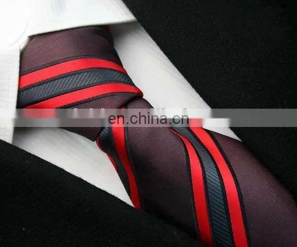 Men's Fashion Striped Skinny Ties Men Business Polyester Slim Necktie Custom High Quality Brand Factory Neck Tie Cheap Price photo-5