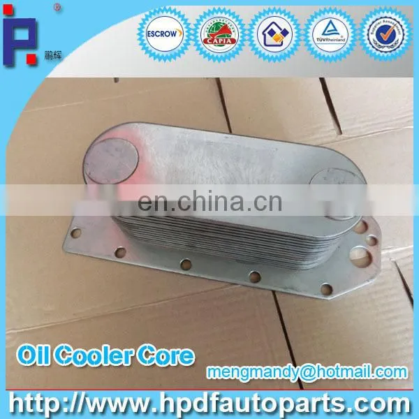 diesel engine L375 spare parts original aluminum oil cooler core 3943460