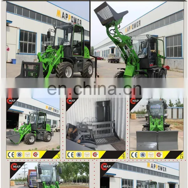 0.8ton Mini Comact Articulated Wheel Loader Price photo-3