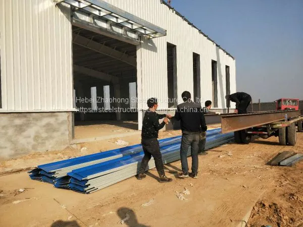 Steel Portal Frame Building Construction Structures Steel Building photo-3