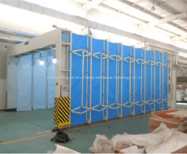 Telescopic Paint Spray Booth of Large Workpieces photo-3