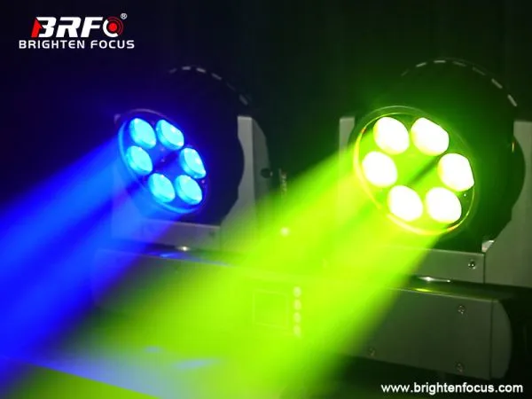 6X15W Wash Zoom Twins Moving Head Lights photo-3